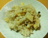 旬を食べたい！あごだしでタケノコご飯作り方4写真