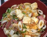 我が家の豆腐チャンプル作り方8写真