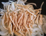 簡単メイン☆豚こま油揚げのすき焼き風炒め作り方8写真