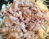 簡単メイン☆豚こま油揚げのすき焼き風炒め作り方9写真
