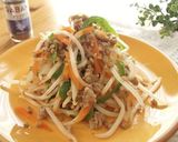 照り焼きハンバーグ風味！そぼろもやし作り方10写真