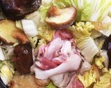 何にも無い時☆白菜椎茸鍋作り方3写真