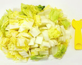 白菜とシイタケと油揚げの和風卵煮作り方1写真