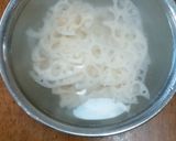 蓮根の梅肉和え作り方1写真