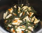 タケノコとわらびで☆炊き込み中華おこわ作り方7写真