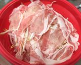 姫皮ともやし豚肉のレモン塩蒸し作り方2写真