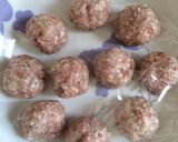 揚げなくても美味しい♪甘酢あんの肉団子作り方7写真