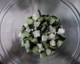 超特急副菜◇きゅうり塩昆布クリチの和え物作り方3写真