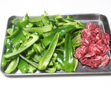 ピーマンと牛肉のしょうが炒め作り方1写真