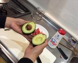 一人暮らしを始めた君に 塩アボカド作り方4写真