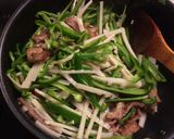チンジャオロース@青椒肉絲作り方9写真