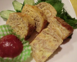 ☆挽肉玉ねぎでジューシーおかずだし巻き卵作り方10写真