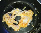 コーンと枝豆のお一人様チャーハン。作り方2写真