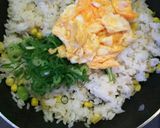 コーンと枝豆のお一人様チャーハン。作り方6写真