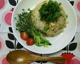 コーンと枝豆のお一人様チャーハン。作り方8写真