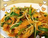 こてっちゃんで増量野菜炒め作り方6写真