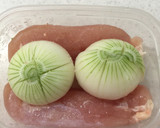 まるごと新たまねぎとササミのサラダ作り方1写真