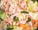 簡単♡豚肉たっぷりのさっぱり野菜うどん♡作り方7写真