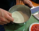 ゼラチン不使用のパンナコッタ苺ソースがけ作り方7写真