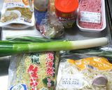 坦々麺の味と香りの中華風ニラ&もやしソバ作り方1写真