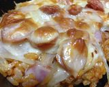 スキムレットでピザ風ご飯作り方1写真