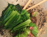 ほうれん草の白黒両方使う胡麻和え作り方7写真