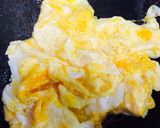 簡単！エビチリソースのふわたま丼♡作り方4写真