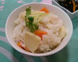 筍とかしわの炊き込みご飯作り方7写真