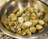 あさりと厚揚げのトマト煮、東南アジア風作り方1写真