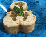 フキと鶏ひき肉で信田巻き作り方8写真