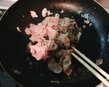 豆腐★豚肉と水菜と豆腐のすき煮作り方1写真