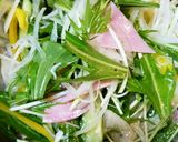 水菜とロースハムのマリネサラダ作り方6写真