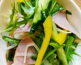 水菜とロースハムのマリネサラダ作り方7写真