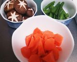 筍と柔らか～い鶏胸肉の中華風とろ～り煮作り方1写真