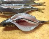 小アジの唐揚げ（梅肉はさみ）作り方1写真