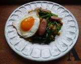 ほうれん草とウインナーのバター炒め♪作り方5写真