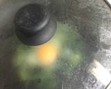 大根葉の巣ごもり卵作り方3写真