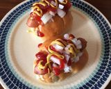 たっぷり野菜のゴテアラミニホットドッグ！作り方4写真