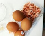 桜海老カルシウムタップリ厚焼き玉子❗作り方1写真