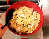 白菜とシイタケと油揚げの和風卵煮作り方9写真