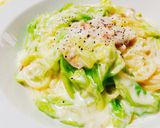 ☆キャベツベーコンのクリームパスタ☆作り方7写真