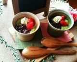 マショマロで作る簡単抹茶豆乳ムース❗作り方4写真