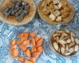 がんもどきの煮物(*^｡^*)作り方1写真