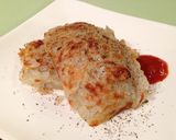 【裏技】HSMで簡単裏返しお好み焼き作り方10写真