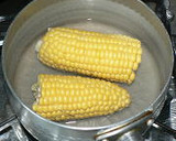 わが家流のとうもろこしの茹で方作り方1写真