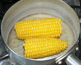 わが家流のとうもろこしの茹で方作り方3写真