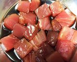アボカドとマグロの漬け丼♬黄身を添えて！作り方2写真