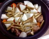 野菜の旨味！鹿児島とんこつ味噌煮作り方3写真