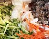 身体に美味しい☆長芋&納豆in♬サラダ作り方4写真