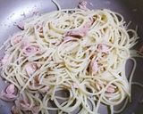 ランチに簡単♪ 梅しそツナパスタ作り方4写真
